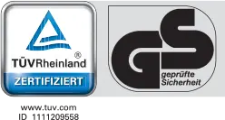 TÜV geprüfte Sicherheit